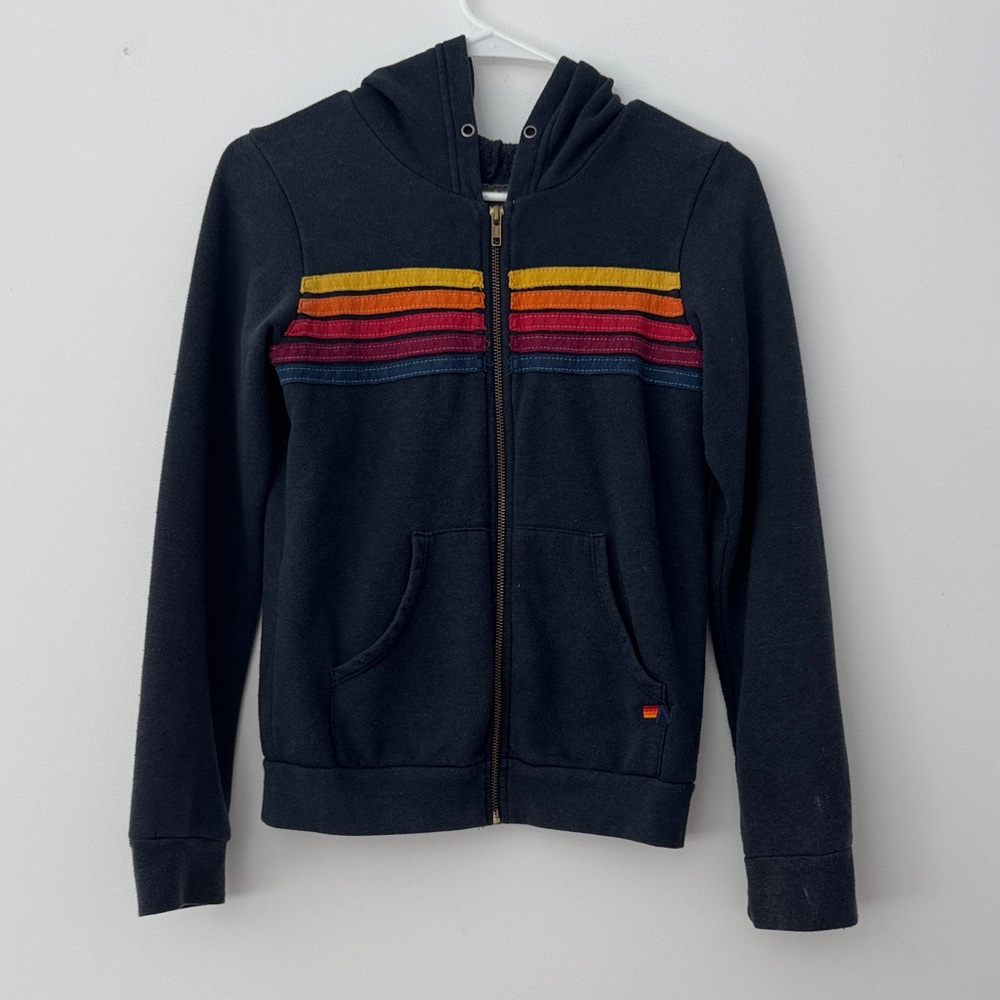 Aviator Nation Kids Jacket with Multicolor Stripes
